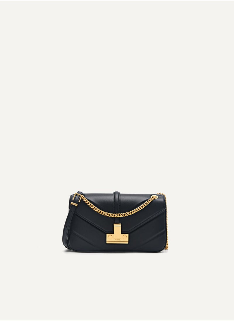 Pedro - Pedro Studio Francoise Leather Crossbody Shoulder Bag - Image 1