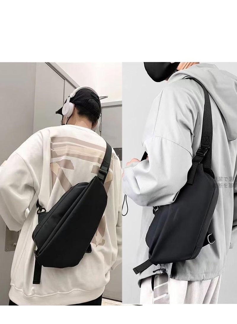 Small Sling Crossbody Bag Shoulder Pack Small Hiking Daypack Lightweight Anti Theft Sling Crossbody Bag for Travel Outdoor Unisex Chest Backpack for Hiking Climbing Outdoor School