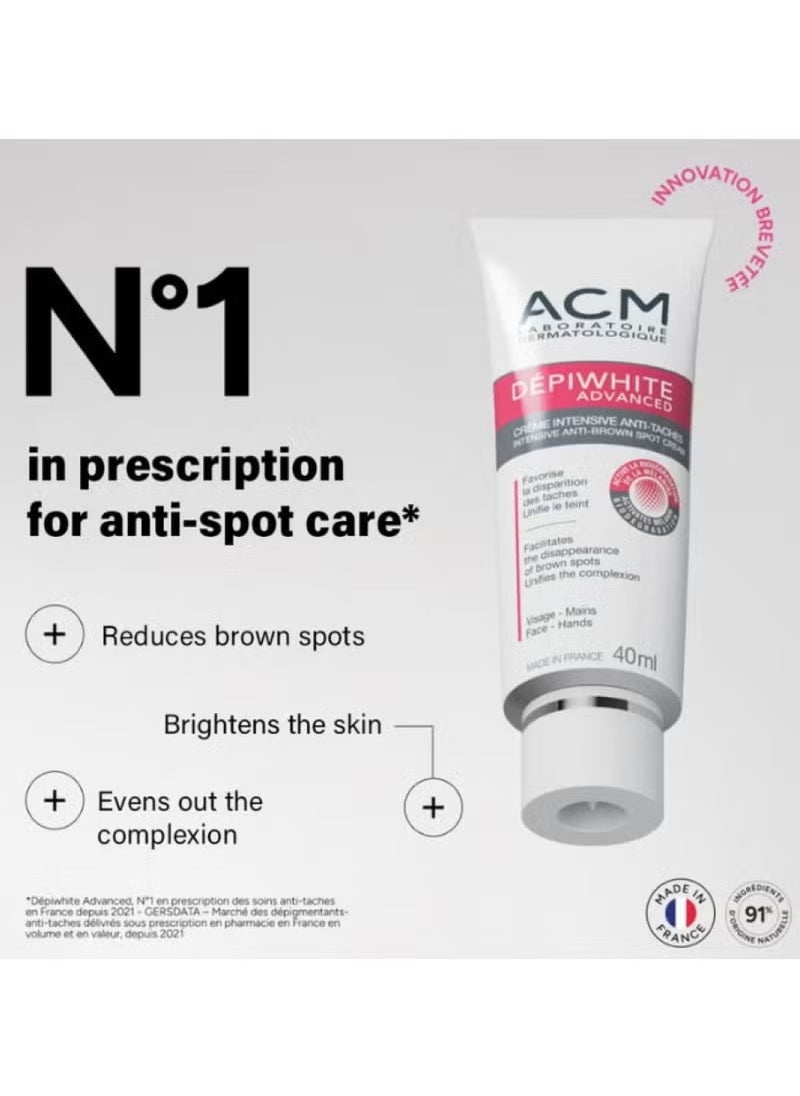 ACM - ACM DEPIWHITE ADVANCED INTENSIVE ANTI-BROWN SPOT CREAM 40ml - Image 1