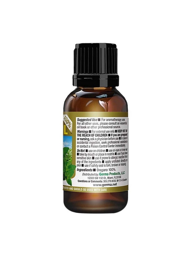 Germa Natural Oregano Oil, Expectorant/Aceite de Oregano Natural, Expectorante. 1oz. - Image 3