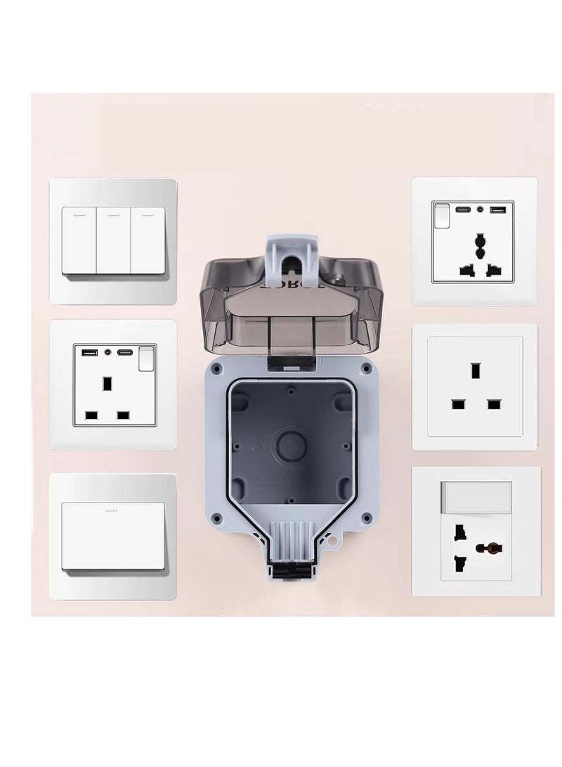 ZOROS IP66 Waterproof Switch Cover (Single Socket Box) - Image 2