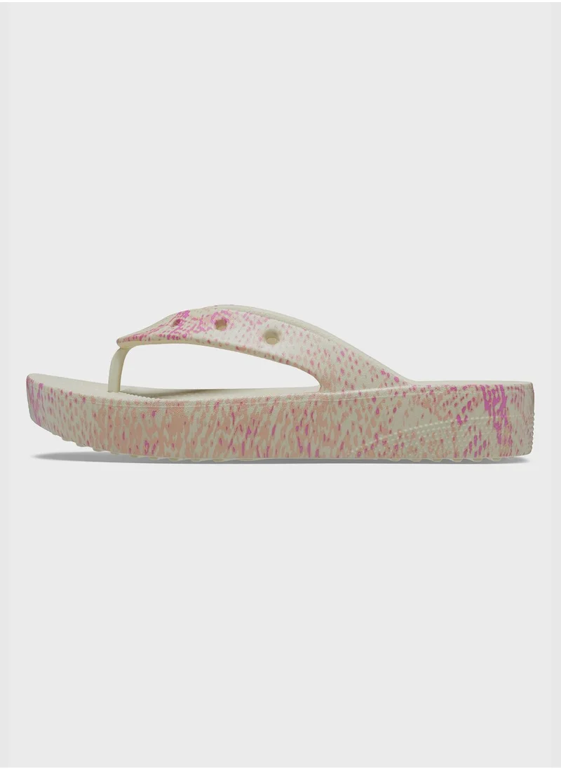 كروكس Womens EVA Printed Flip Flops