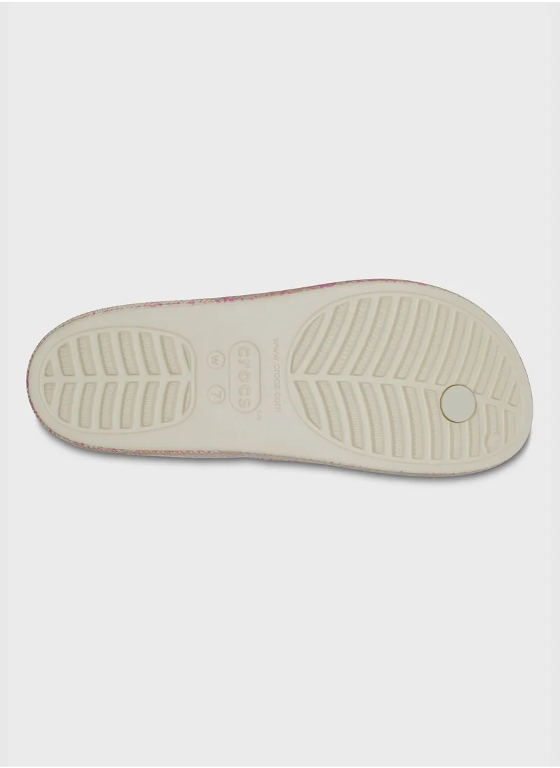 crocs Womens EVA Printed Flip Flops