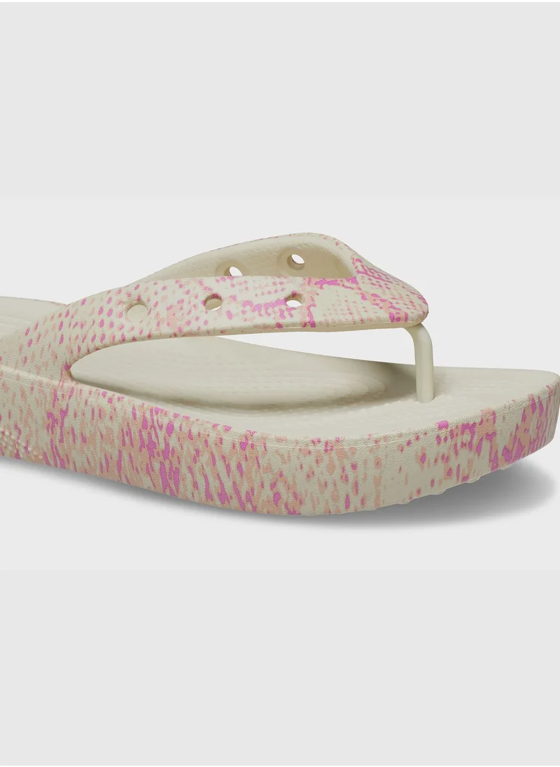 crocs Womens EVA Printed Flip Flops