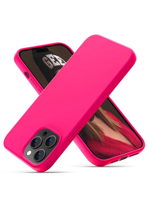 iPhone 13 Pro Max Case for Women, Silicone Ultra Slim Shockproof Protective Phone Case with [Soft Anti-Scratch Microfiber Lining], 6.7 inch