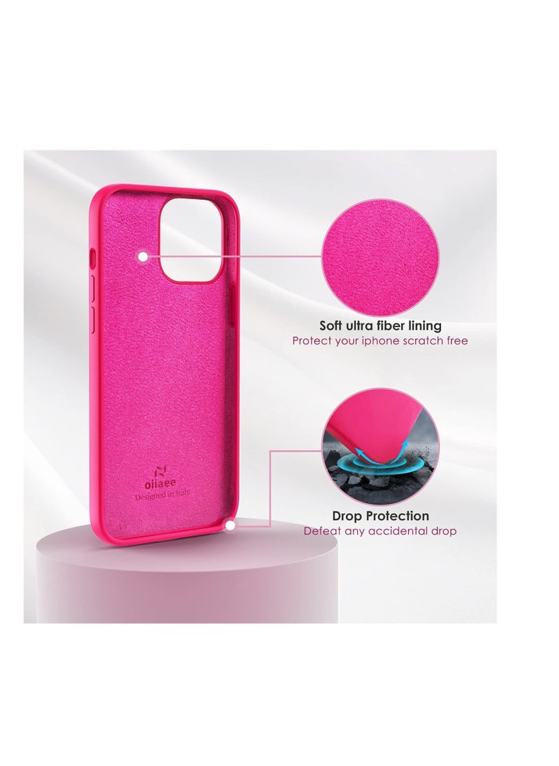 Generic - iPhone 13 Pro Max Case for Women, Silicone Ultra Slim Shockproof Protective Phone Case with [Soft Anti-Scratch Microfiber Lining], 6.7 inch - Image 1