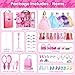 UCanaan Girl Doll and Closet Set with Doll Clothes and Accessories Items Including Fashion Dolls Dressand Many Other Accessories Refer Picture ShowsBest Gitfs for Girls Christmas Birthday - Image 3