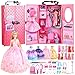 UCanaan Girl Doll and Closet Set with Doll Clothes and Accessories Items Including Fashion Dolls Dressand Many Other Accessories Refer Picture ShowsBest Gitfs for Girls Christmas Birthday - Image 2