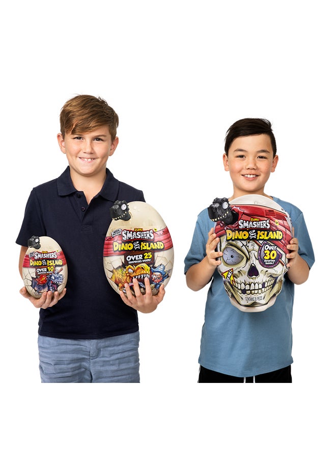 SMASHERS - Smashers Dino Island Giant T-Rex Skull with 30+ Surprises and Mini Eggs, Dinosaur Discovery Toy For Kids,Boy Girl, Age 5+ - Image 1