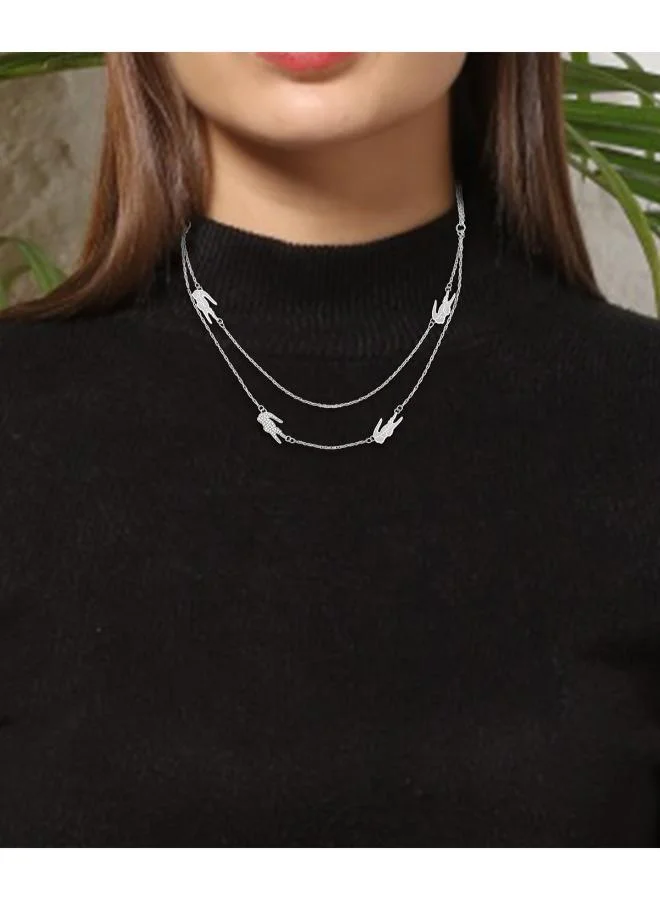 LACOSTE Chain & Charm Necklace