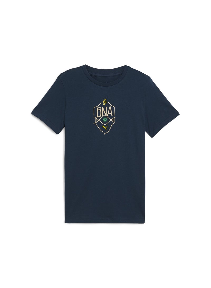 PUMA Neymar JR "BNA" Logo Youth Blue T-shirt - Image 1
