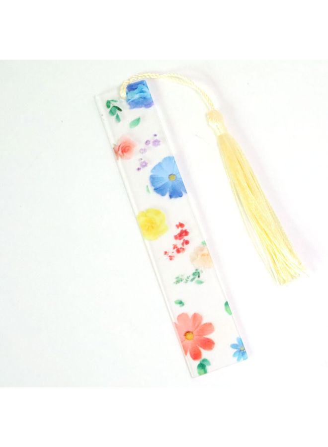 PLUS ONE Transparent Acrylic Bookmark Flower Bookmark Student School Supplies Stationery Gift Creative Gift - Image 1
