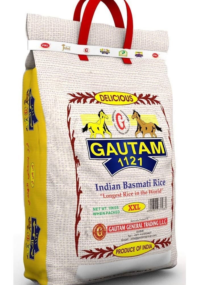Gautam 1121 Indian Basmati Rice 10kg - Image 3