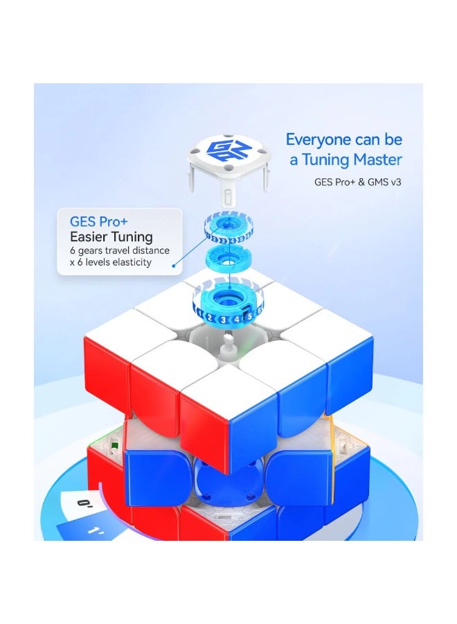 جانكيوب مكعب السرعة الذكي الرائد GAN 12 UI SP، أحدث طراز 2025 - Image 3