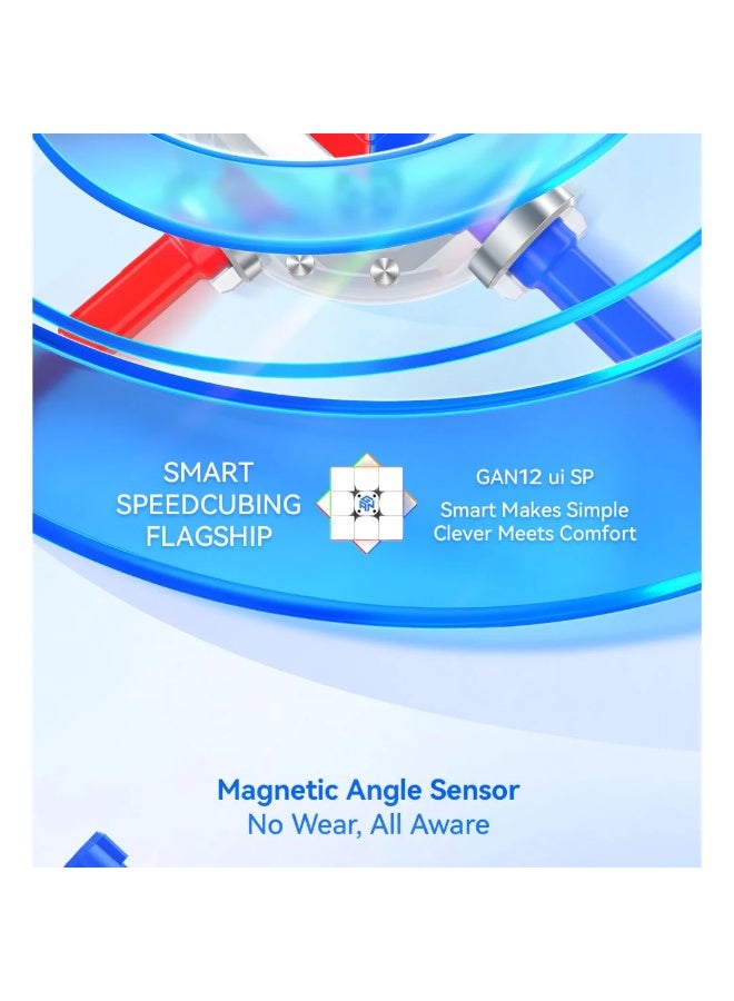 جانكيوب مكعب السرعة الذكي الرائد GAN 12 UI SP، أحدث طراز 2025 - Image 5