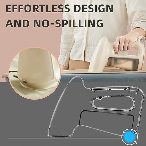 Bear® Professional Garment Steamer, Steam Iron for Clothes 1300 Watts Fast Heat-up Portable Steam Iron Cloth Wrinkles Remover Built-in Aromatherapy Box with Brush - Image 5