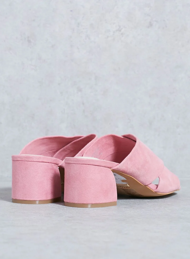 TOPSHOP Cross Strap Mules