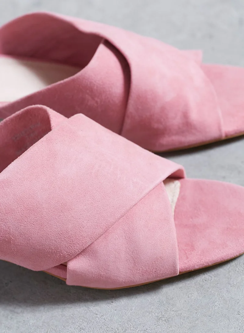 TOPSHOP Cross Strap Mules
