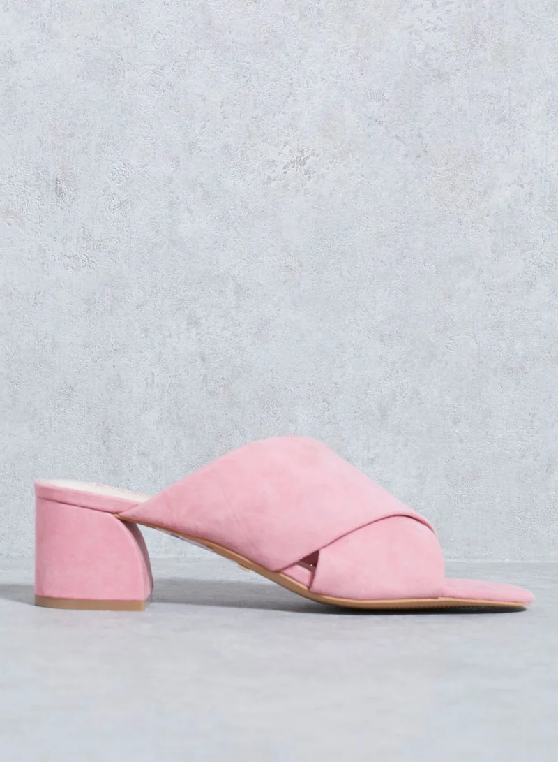 TOPSHOP Cross Strap Mules