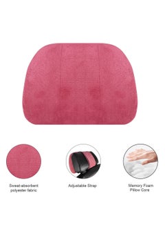 AGC Memory Foam Car Headrest Pillow Ergonomic Neck Support Cushion for Driving & Travel - Breathable Fabric, Adjustable Strap, Universal Fit for Cars, Office Chairs & Home HC-1012 Maroon - pzsku/Z2912F263FF0AB9680924Z/45/1741235782/c34d329d-2559-433f-85ac-0c8feac90d29