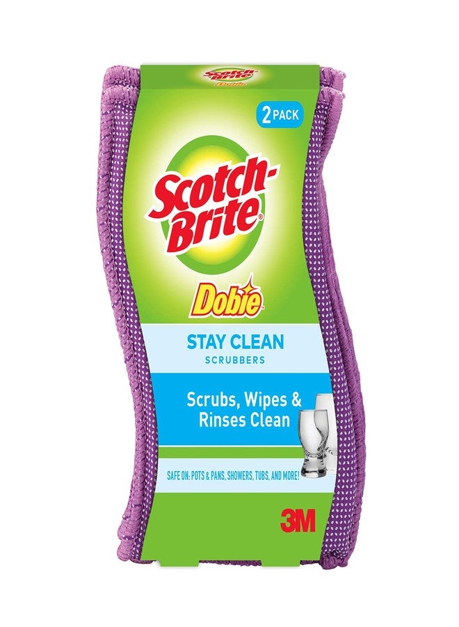 Scotch Brite Scotch-Brite Stay Clean Scrubbers - 2 CT