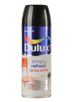 Dulux Simply Refresh Spray Paint 400 ML Nm Gloss Black  - Image 1