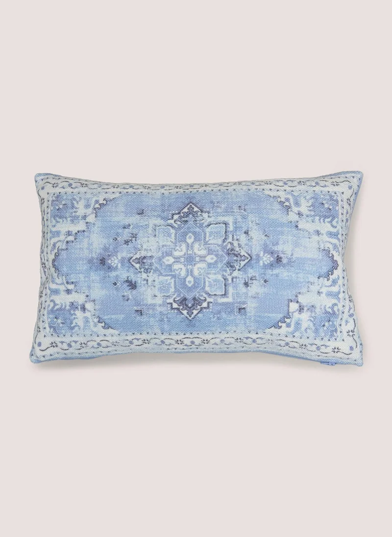 Matalan Blue Kelem Cushion