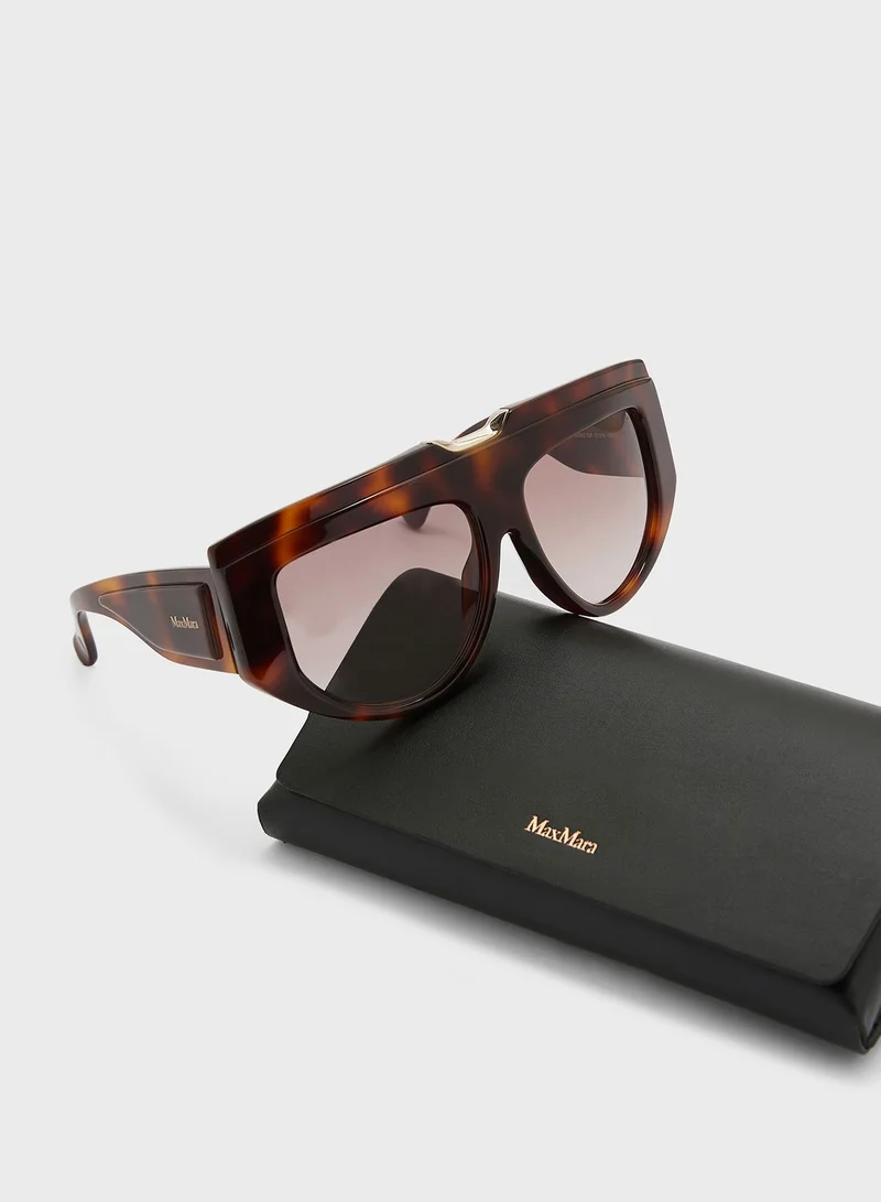 MaxMara Classic Vintage Oversized Sunglasses
