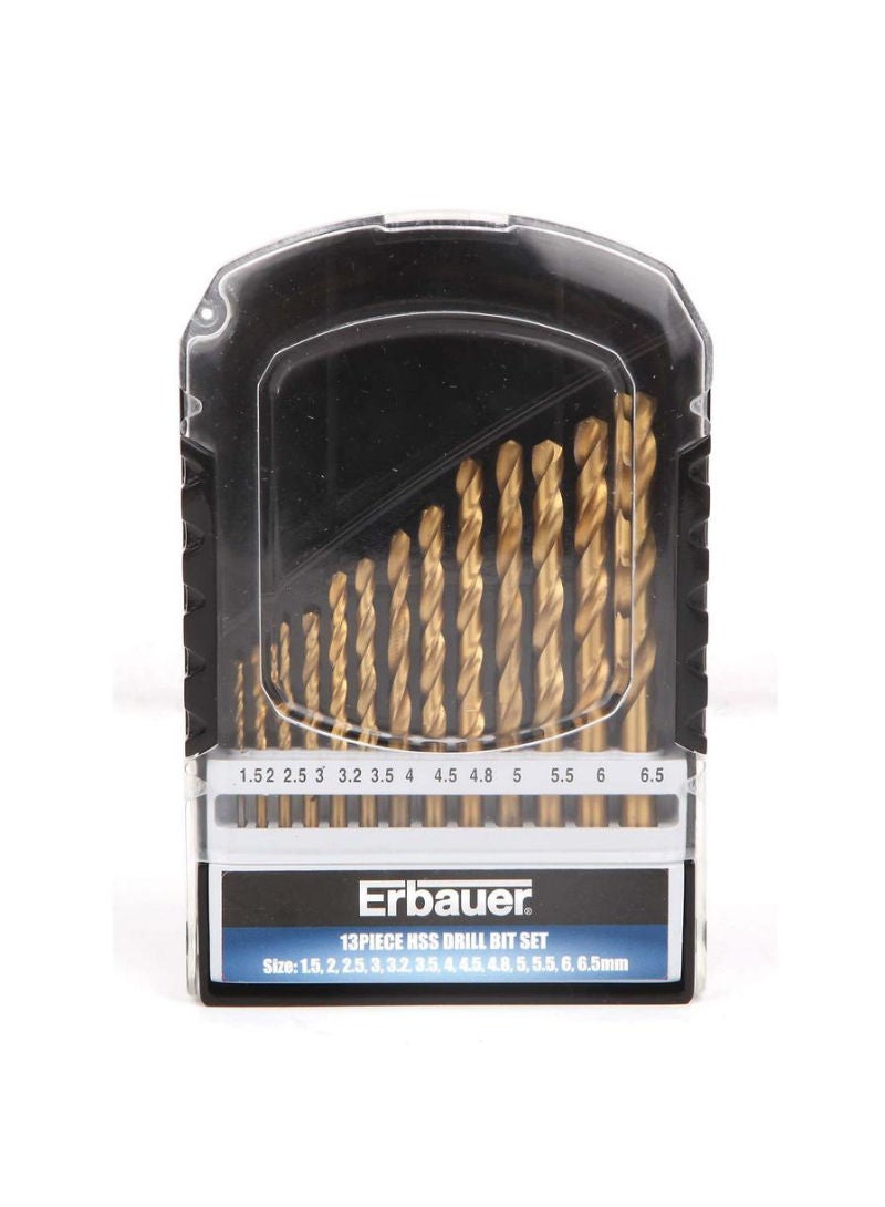 ACE Erbauer Metal Drill Bit Set 13Pcs 