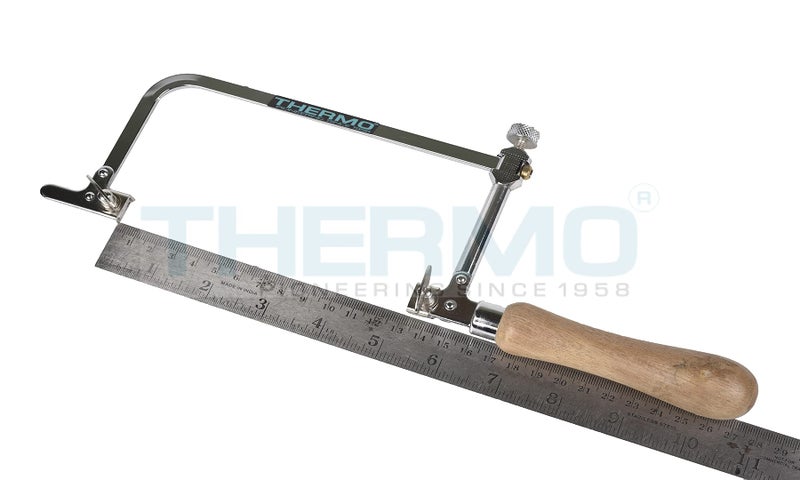 Thermo Adjustable Coping Hand Saw (75mm inner Height- Made of Steel with Chrome) - Made in Bharat - Image 4