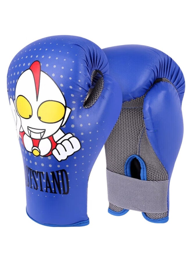Laststand Children'S Boxing Gloves, Small Sandbag Gloves, Fighting Training Fitness Entertainment Gloves, Ultraman Blue - Image 3