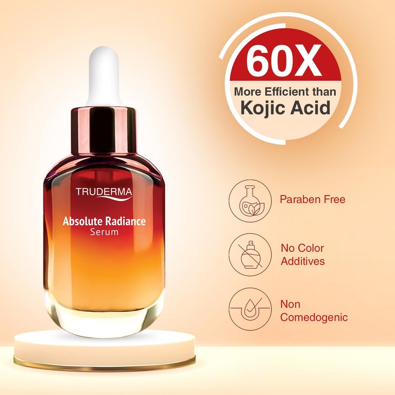 REGALIZ Truderma Absolute Radiance Serum Intense BioActive DePigmenting Skin Brightening Concentrate 30ml - Image 4