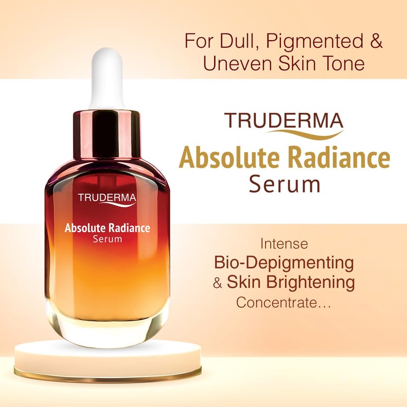 REGALIZ Truderma Absolute Radiance Serum Intense BioActive DePigmenting Skin Brightening Concentrate 30ml - Image 2