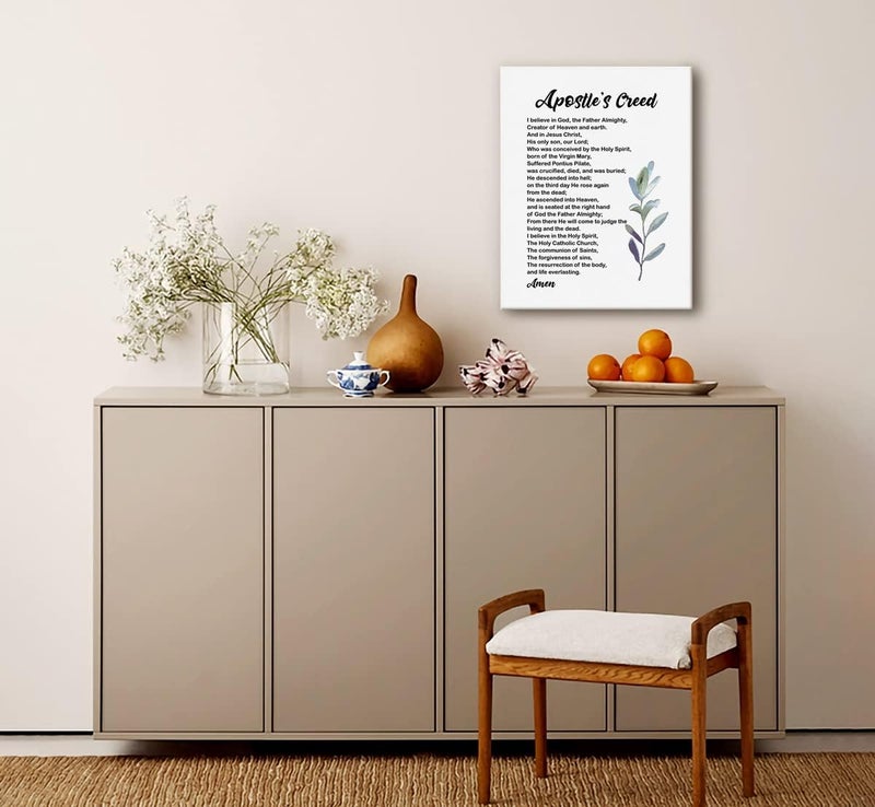 WKYAER Apostle's Creed Canvas Wall Art - Image 2