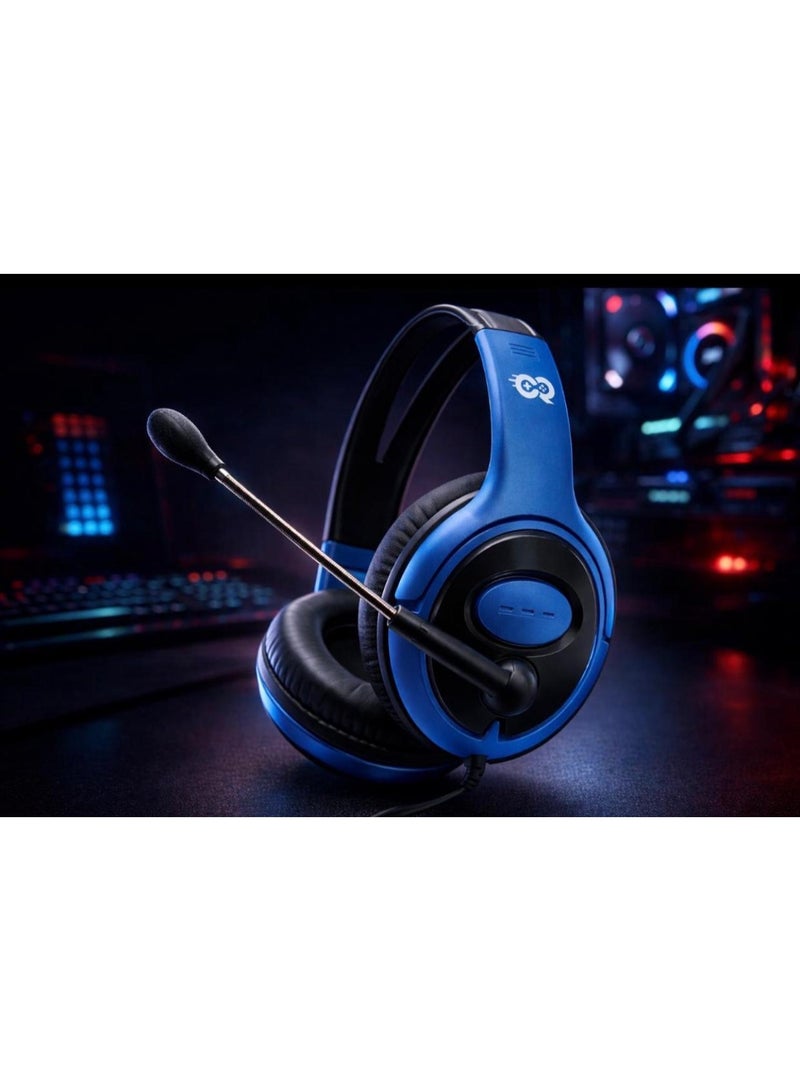 سي ار قيمينج CR9سماعة قيمنق سلكية احترافية بصوت ستيريو مع ميكروفون وعزل ضوضاء – سماعة ألعاب خفيفة ومريحة فوق الأذن متوافقة مع الكمبيوتر وPS5 وPS4 والجوال واللابتوب – صوت واضح عالي الجودة - Image 1