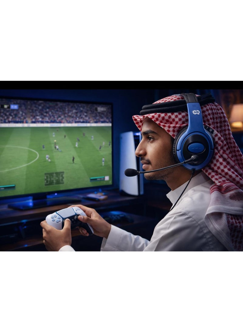 سي ار قيمينج CR9سماعة قيمنق سلكية احترافية بصوت ستيريو مع ميكروفون وعزل ضوضاء – سماعة ألعاب خفيفة ومريحة فوق الأذن متوافقة مع الكمبيوتر وPS5 وPS4 والجوال واللابتوب – صوت واضح عالي الجودة - Image 3