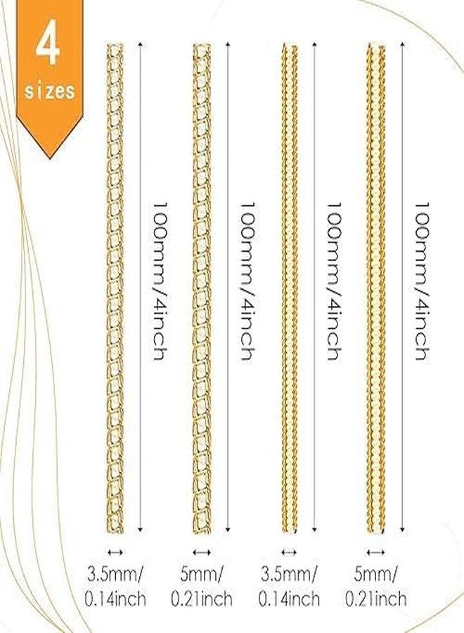 Avenn Ring Size Adjuster for Loose Rings, 4 Sizes Ring Sizer Tightener Resizer, Spiral Fit, Gold, 4 Pieces - Image 5