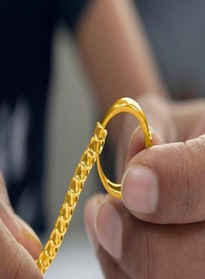 Avenn Ring Size Adjuster for Loose Rings, 4 Sizes Ring Sizer Tightener Resizer, Spiral Fit, Gold, 4 Pieces - Image 2