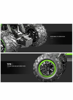 Excefore Remote Control Car 1:18 Off Road Monster Truck,Metal Shell 4WD Dual Motors LED Headlight Rock Crawler,2.4Ghz All Terrain Hobby Truck with 1 Batteries for 25 Min Play  - Image 4
