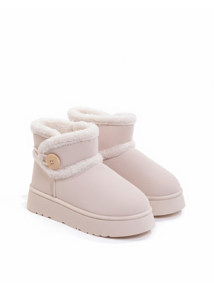 بوت فتيات شمواه مبطن  بيج