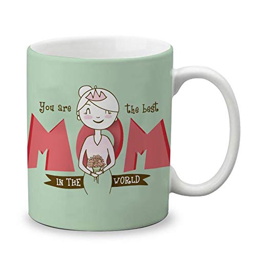 the purple tree Porcelain Bone China Mug (300 ml, Multicolour) - Image 3
