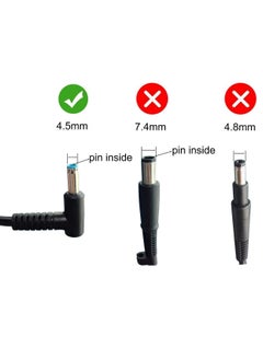 Generic Slim 150W 19.5V 7.7A AC replacement Adapter Charger Fit for HP ZBook 15u G3 G4 HP ZBook 15 G3 G4 G5 G6 HP ZBook Studio G3 G4 G5 G6 HP OMEN 15 17 775626-003 ADP-150XB B A150A05AL With Power Supply Cord  - Image 2