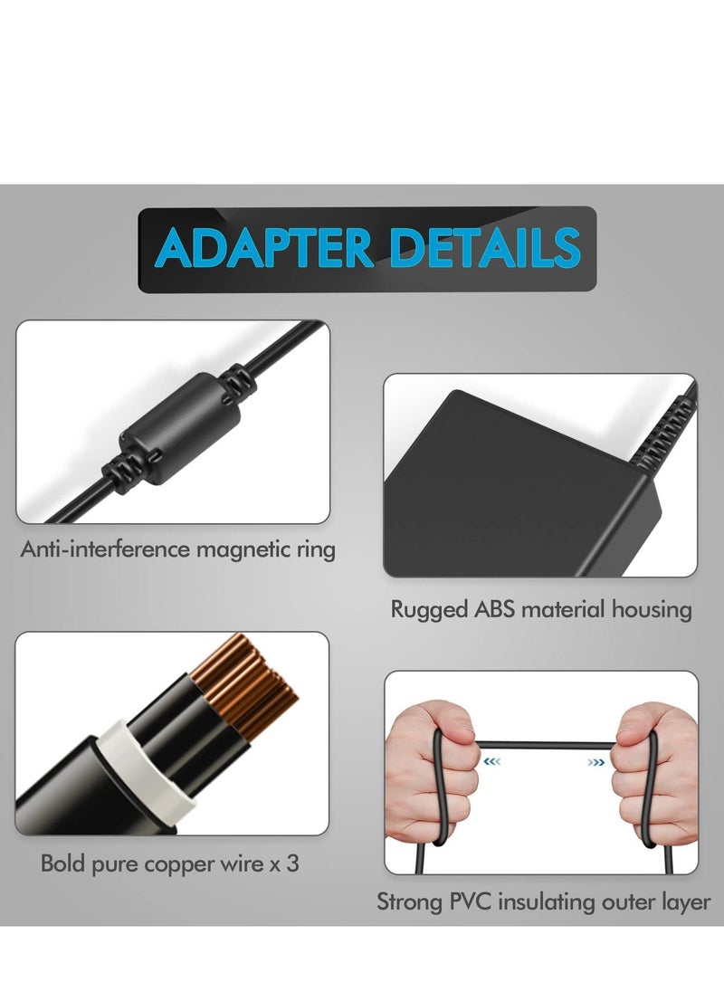 Generic Slim 150W 19.5V 7.7A AC replacement Adapter Charger Fit for HP ZBook 15u G3 G4 HP ZBook 15 G3 G4 G5 G6 HP ZBook Studio G3 G4 G5 G6 HP OMEN 15 17 775626-003 ADP-150XB B A150A05AL With Power Supply Cord  - Image 3