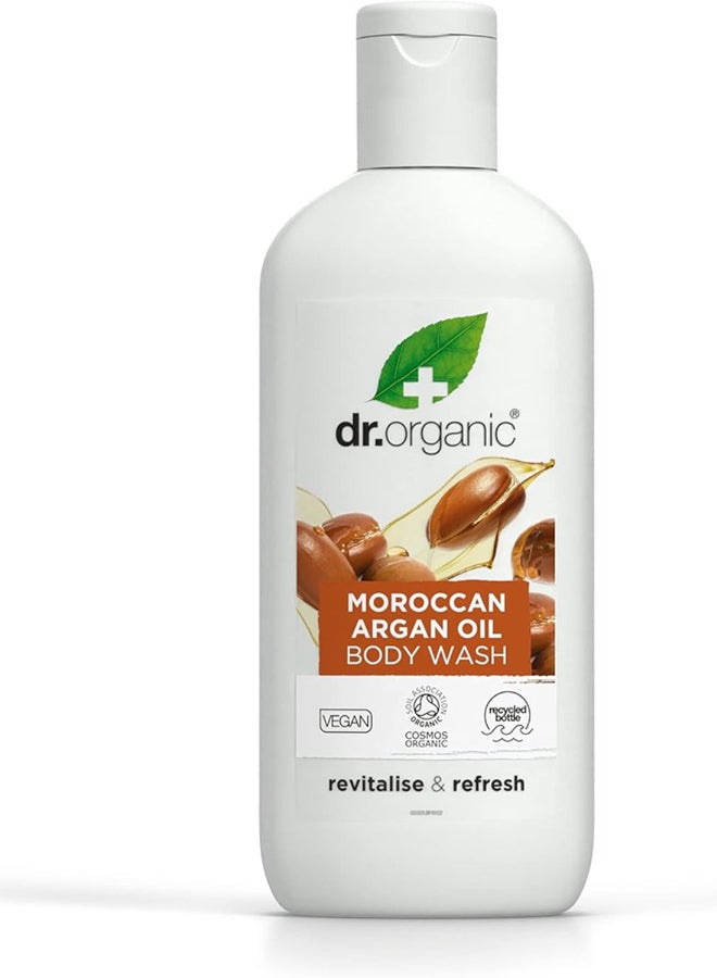 dr.organic Dr. Organic Moroccan Argan Oil Body Wash, Revitalise & Refresh - Image 1