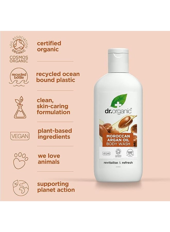 dr.organic Dr. Organic Moroccan Argan Oil Body Wash, Revitalise & Refresh - Image 5