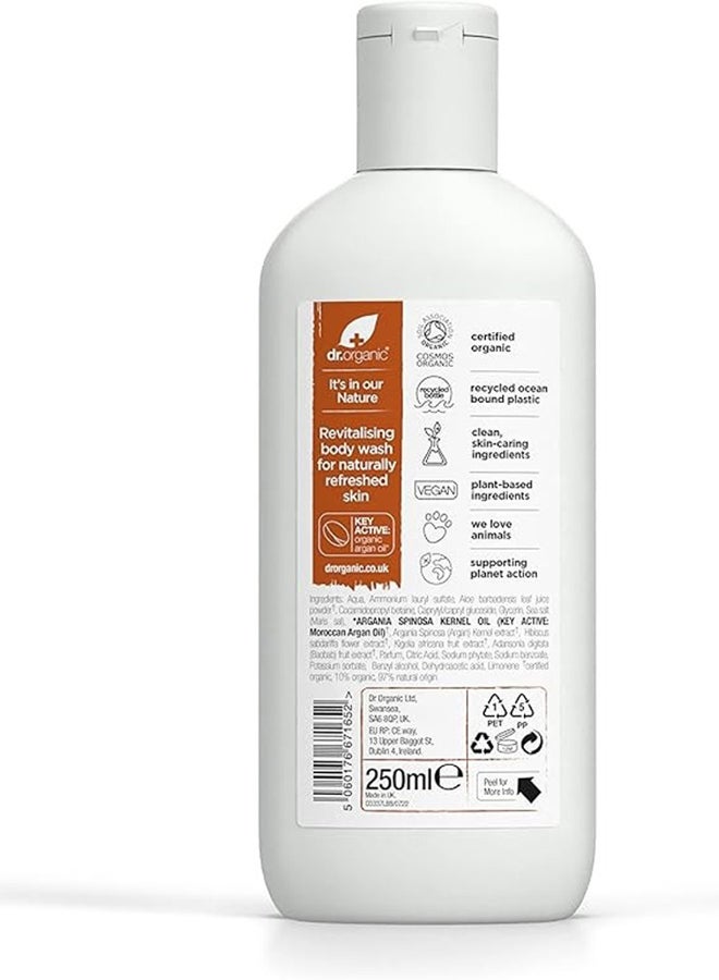dr.organic Dr. Organic Moroccan Argan Oil Body Wash, Revitalise & Refresh - Image 3