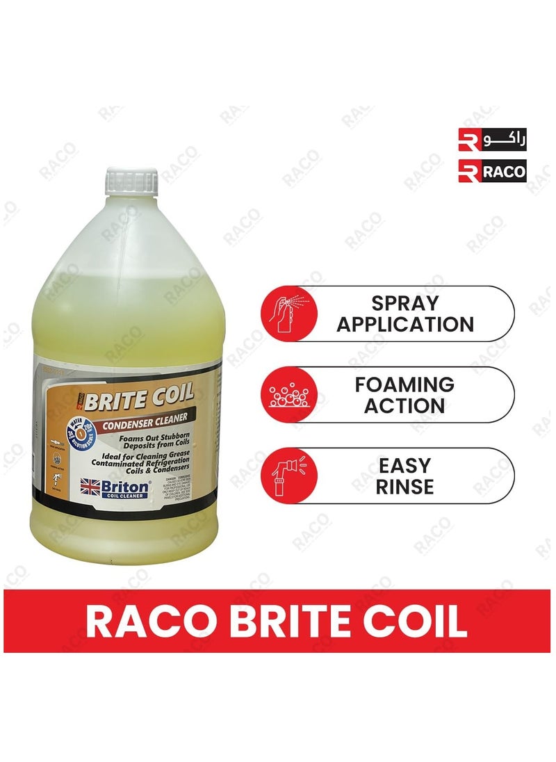 RACO - Briton Brite Coil Condenser Cleaner for Cleaning Grease-Contaminated Refrigeration Coils and Condensers, 3.7 Litre - Image 1