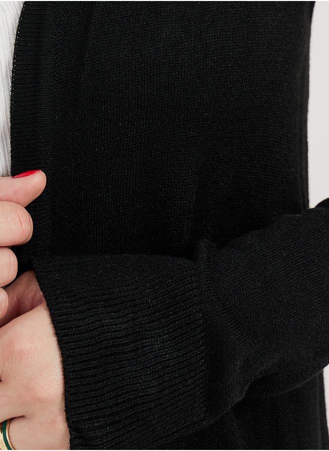 Styli - Regular Fit Longline Front Open Cardigan - Image 1