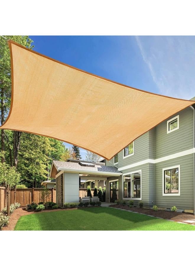 Generic Sun Shade Sail Rectangle UV Block Canopy for Patio Backyard Lawn Garden Outdoor Activities  - Image 1