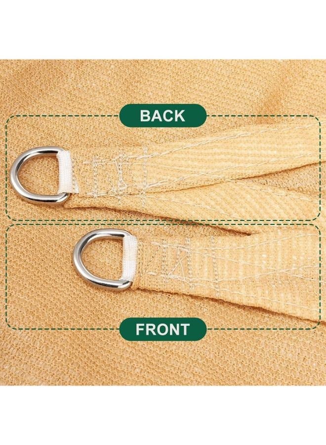 Generic Sun Shade Sail Rectangle UV Block Canopy for Patio Backyard Lawn Garden Outdoor Activities  - Image 4